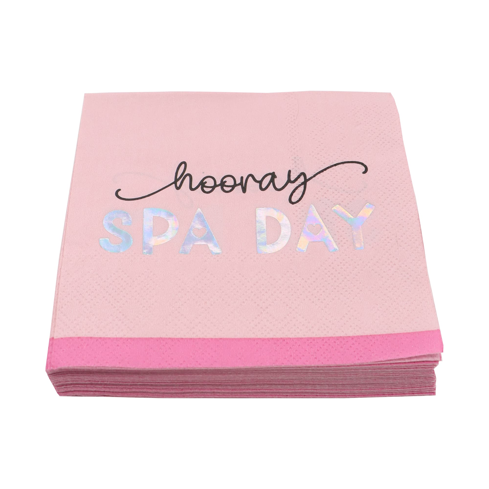 24 Packs: 20 ct. (480 total) Spa Day Beverage Napkins by Celebrate It™